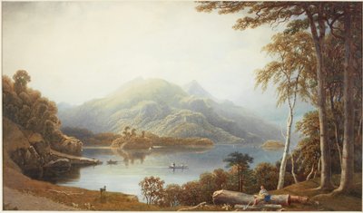 Unterer See bei Killarney von Muckross von George Fennel Robson